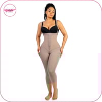 مشد كامل لنحت الجسم بتحكم مشبك امامي