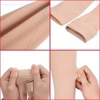 مشد طبي ضاغط للساق مع سحاب لسهولة التحكم قطعتين