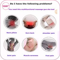 أداة التدليك من الخشب الطبيعي متعددة الاستخدامات