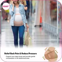 مشد دعم الظهر والبطن للحامل فري سايز