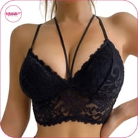 حمالة صدر بتصميم دانتيل مورد