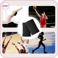 ربطة معصم رياضية اسود قطعتين