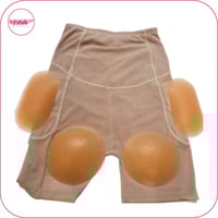 مشد شورت بحشوات من السيليكون