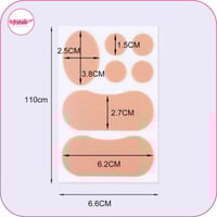 ملصقات مضادة لحماية القدم عند ارتداء الكعب 5 شرائط