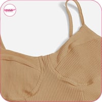 بودي سوت بدون اكمام قماش محبوك