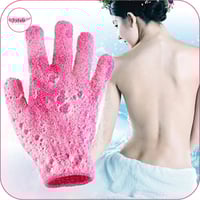 قفاز الاستحمام لتقشير الجلد الميت و تدليك الجسم قط...