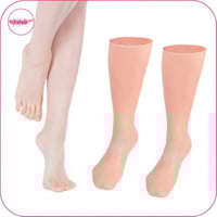 جوارب طويلة من السيليكون لحماية وترطيب القدمين