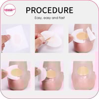 ملصقات مضادة لحماية القدم عند ارتداء الكعب 10 قطع