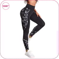 ليقنز بخصر عريض بداخل رسم الزهور