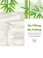 مجموعة قماش قطني لإزالة المكياج قابلة لإعادة الاست...