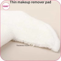 مجموعة قماش قطني لإزالة المكياج قابلة لإعادة الاست...