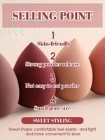 مجموعة اسفنج المكياج بيوتي بلندر مكون من 8 قطع