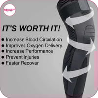 مشد دعم الركبة بتحكم عالي قطعة واحدة اسود