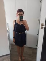 حزام فستان جلد ناعم