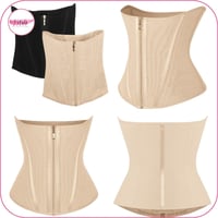 مشد خصر على شكل الساعة الرملية مع 15 عظمة فولاذية...