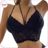 حمالة صدر بتصميم دانتيل مورد