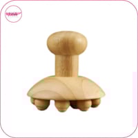 أداة التدليك من الخشب الطبيعي لإزالة السيلوليت وشد...