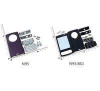 غطاء نوكيا N95 العادي قطع غيار إصلاح لوحة المفاتيح...