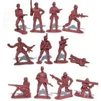 جنود مشاة 30 جندي لون احمر حجم مخصص للطاولة الرملي...