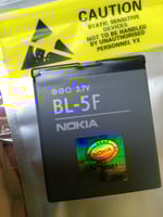بطارية نوكيا Nokia BL-5F الاصلية لجوال N95 العادي...