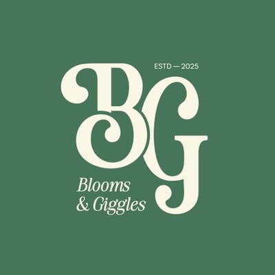 Blooms & Giggles logo