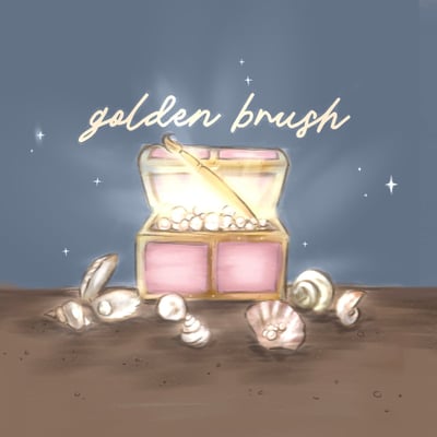 golden brush logo