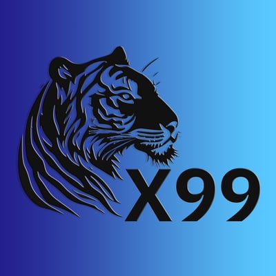 X 9 9 logo