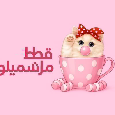 قطط مارشميلو logo
