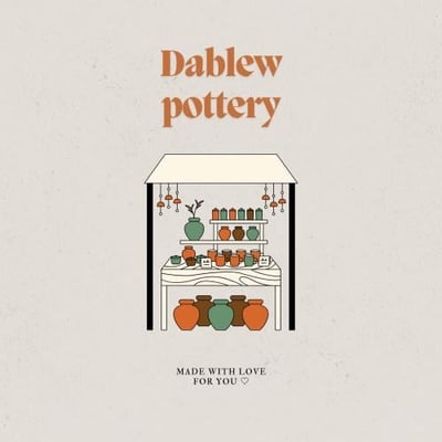 DABLEW POTTERY logo