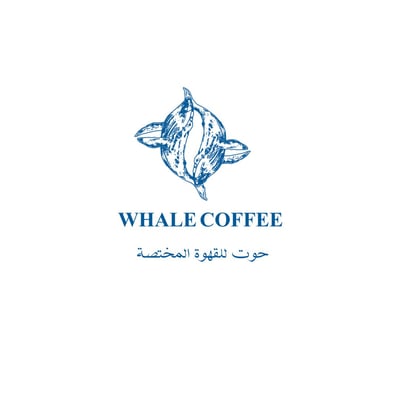 Whale coffee logo