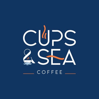 cups & sea coffee logo