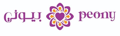Peony flowers Logo