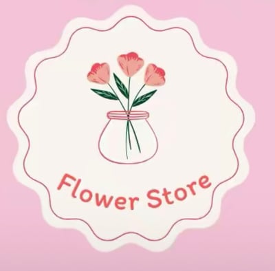 Flowers-store-cute logo