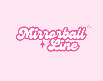 Mirrorball line logo