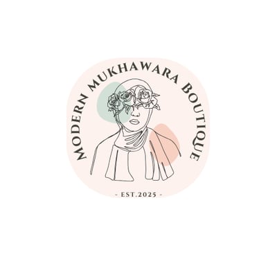 Modern Mukhawear boutique logo