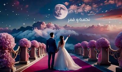 نجمه وقمر logo