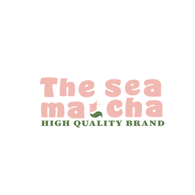 the sea matcha 🌱 logo