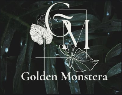Golden Monstera logo