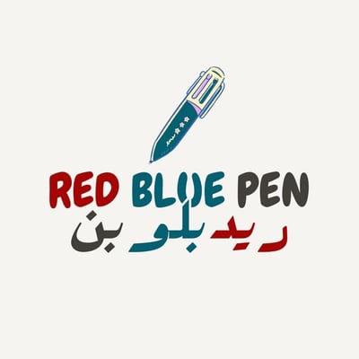 Red blue pen
