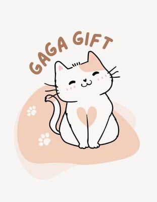 Gaga birthday logo