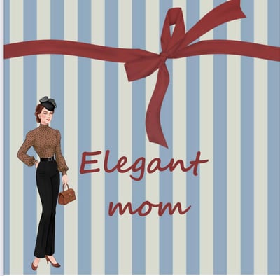 Elegant mom logo
