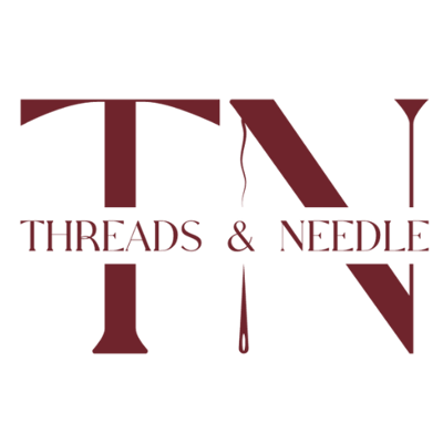TN ...  threads & needle logo