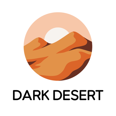 Dark desert logo