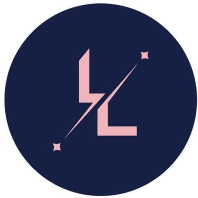 luminous laser logo