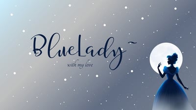 bluelady~ logo