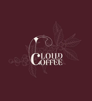Cloud coffee logo