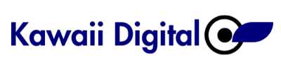 Kawaii digital logo