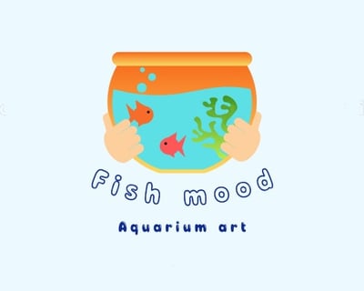 Fish mood logo