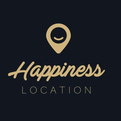 happiness location logo