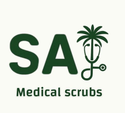 SA Medical scrubs logo